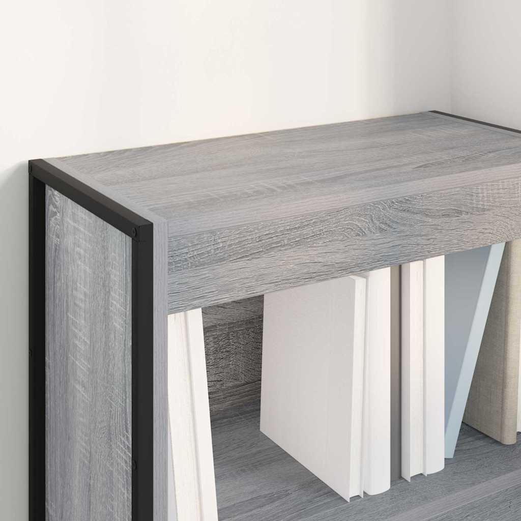 Knihovna 60 X 30 X 86,5 Cm Kompozitní Dřevo Šedá Sonoma
