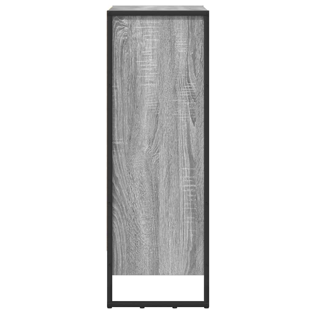 Knihovna 60 X 30 X 86,5 Cm Kompozitní Dřevo Šedá Sonoma