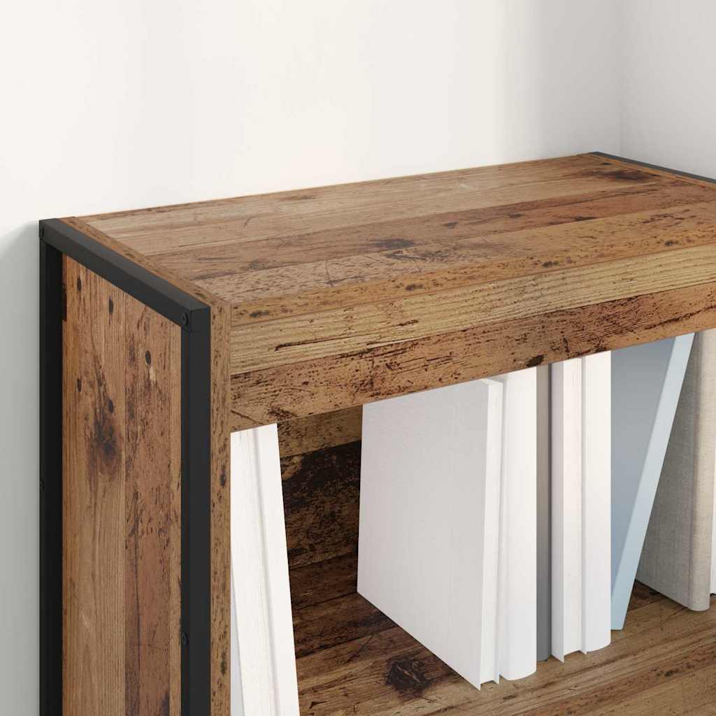 Knihovna 60 X 30 X 86,5 Cm Kompozitní Dřevo Staré Dřevo