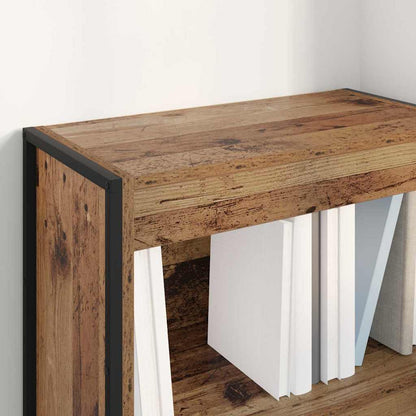 Knihovna 60 X 30 X 86,5 Cm Kompozitní Dřevo Staré Dřevo