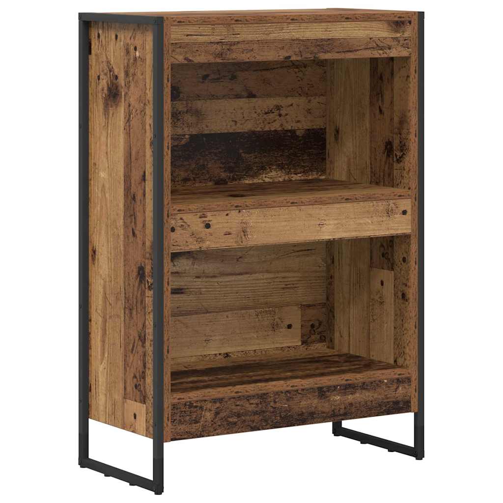 Knihovna 60 X 30 X 86,5 Cm Kompozitní Dřevo Staré Dřevo