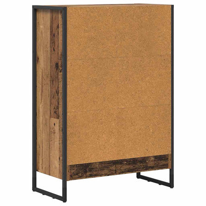 Knihovna 60 X 30 X 86,5 Cm Kompozitní Dřevo Staré Dřevo
