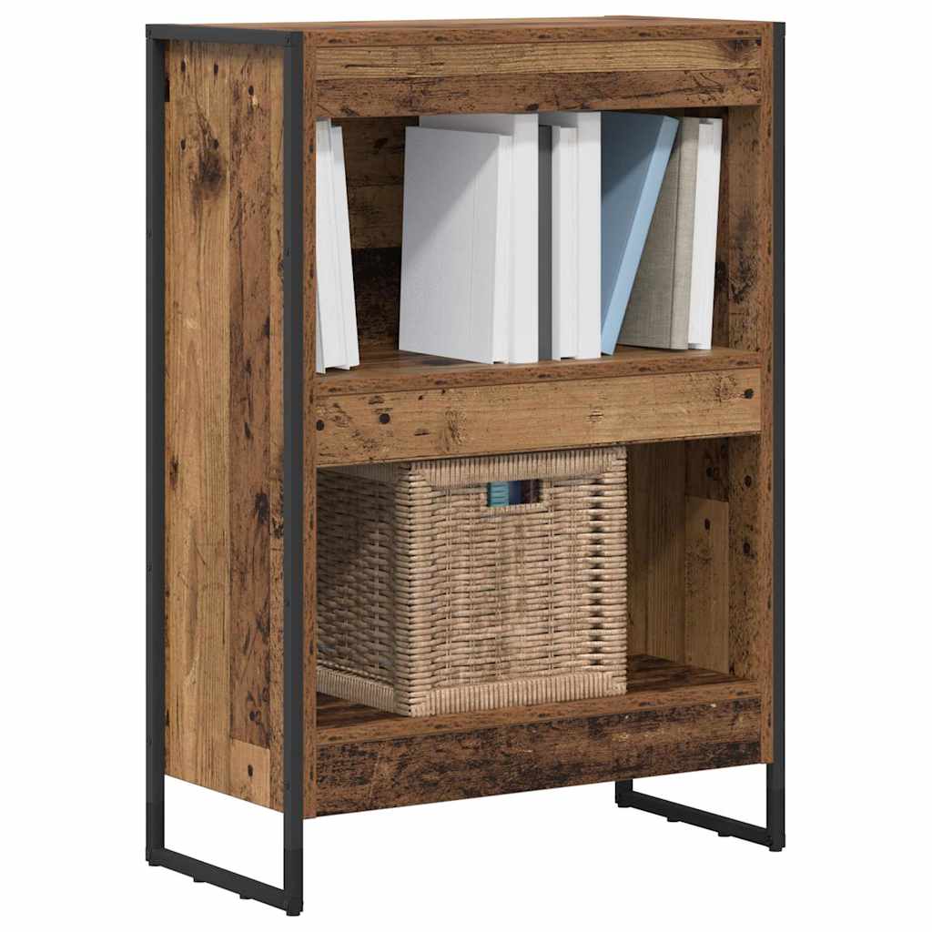 Knihovna 60 X 30 X 86,5 Cm Kompozitní Dřevo Staré Dřevo