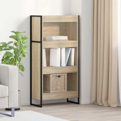 Knihovna 60 X 30 X 121 Cm Kompozitní Dřevo Sonoma