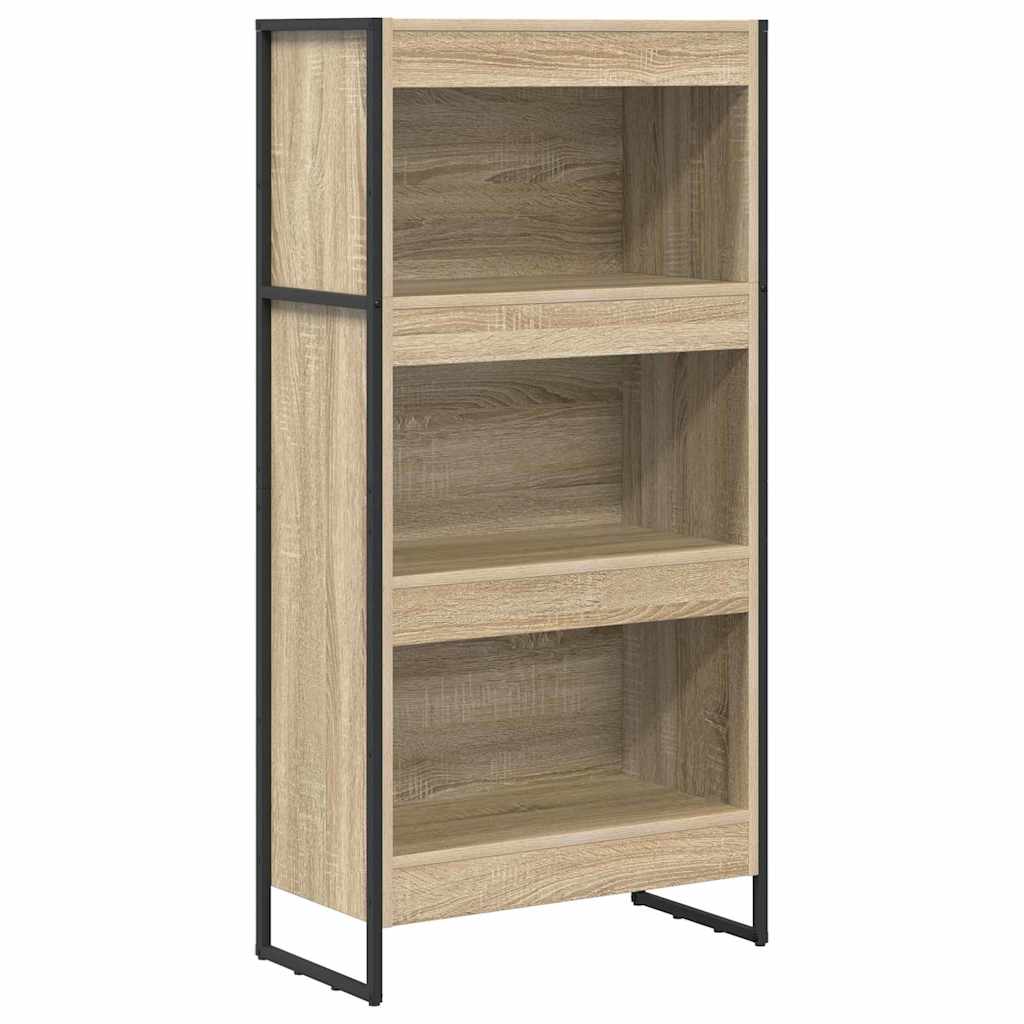Knihovna 60 X 30 X 121 Cm Kompozitní Dřevo Sonoma