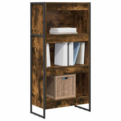 Knihovna 60 X 30 X 121 Cm Kompozitní Dřevo Kouřový Dub