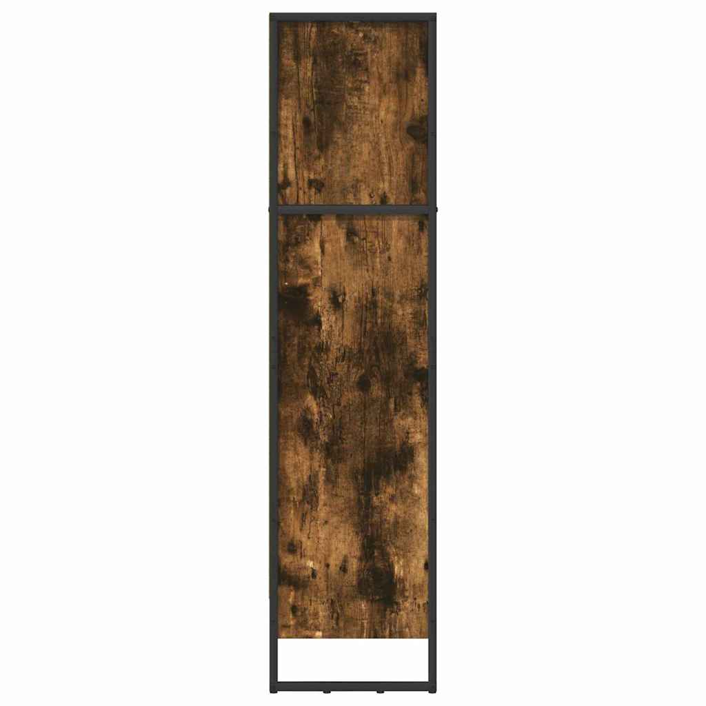 Knihovna 60 X 30 X 121 Cm Kompozitní Dřevo Kouřový Dub