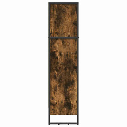 Knihovna 60 X 30 X 121 Cm Kompozitní Dřevo Kouřový Dub