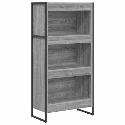 Knihovna 60 X 30 X 121 Cm Kompozitní Dřevo Šedá Sonoma
