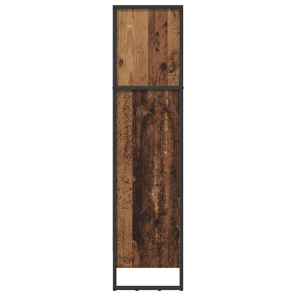 Knihovna 60 X 30 X 121 Cm Kompozitní Dřevo Staré Dřevo