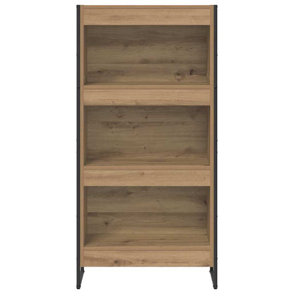 Knihovna 60 X 30 X 121 Cm Kompozitní Dřevo Umělecký Dub