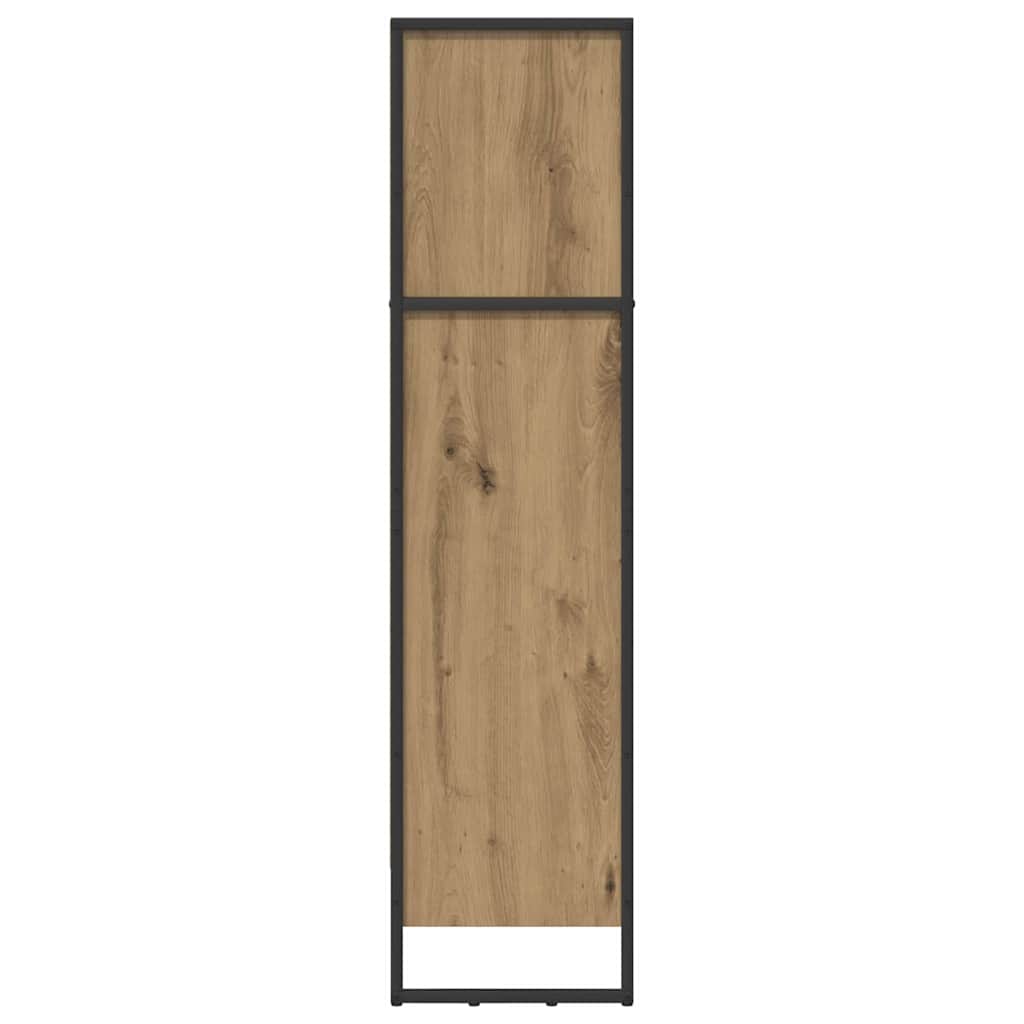 Knihovna 60 X 30 X 121 Cm Kompozitní Dřevo Umělecký Dub