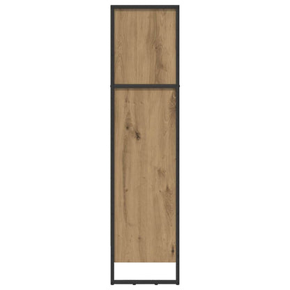 Knihovna 60 X 30 X 121 Cm Kompozitní Dřevo Umělecký Dub