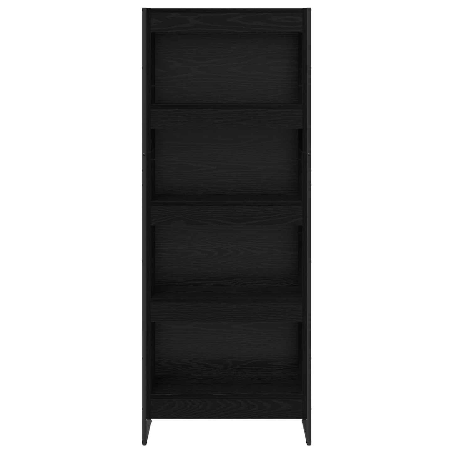 Knihovna 60 X 30 X 155 Cm Kompozitní Dřevo Černý Dub