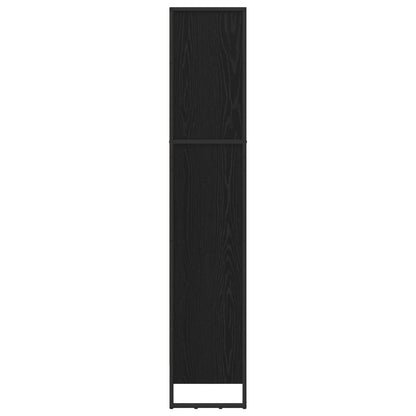 Knihovna 60 X 30 X 155 Cm Kompozitní Dřevo Černý Dub