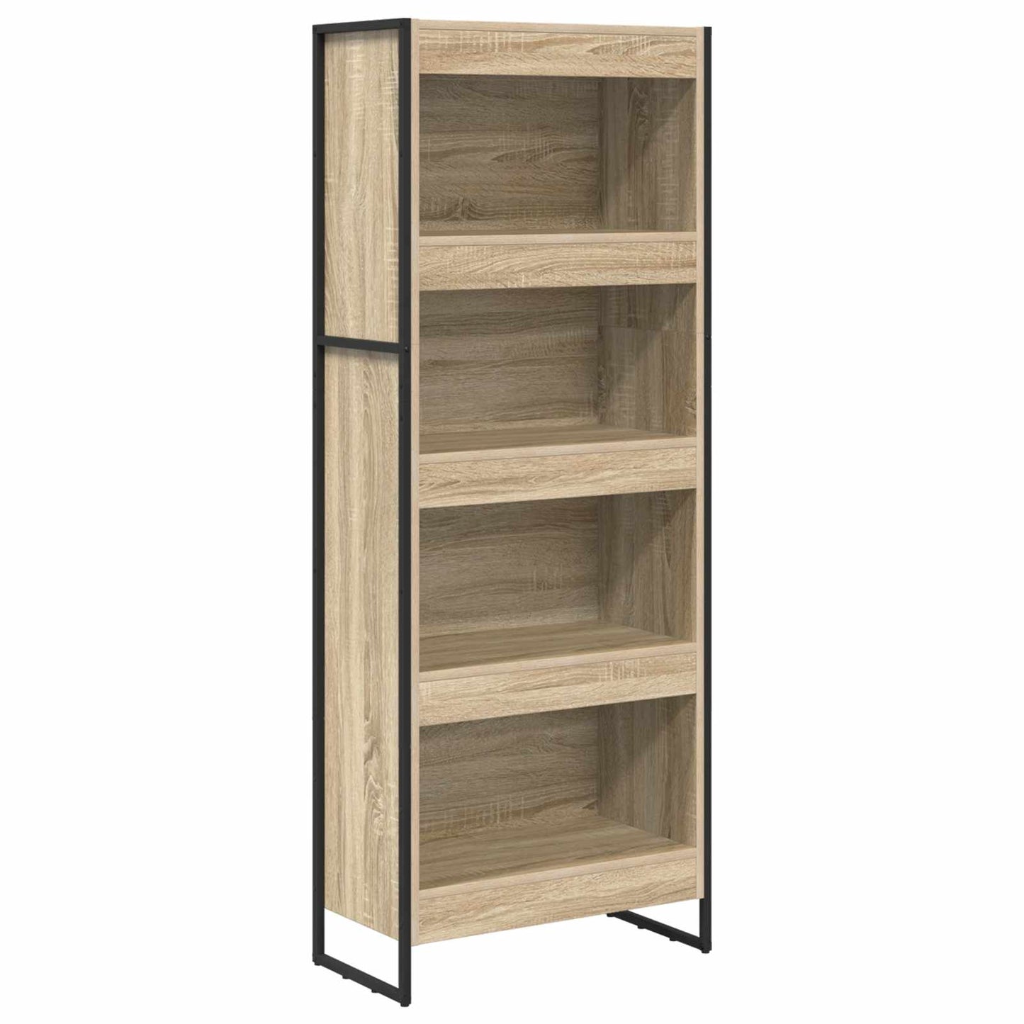 Knihovna 60 X 30 X 155 Cm Kompozitní Dřevo Sonoma