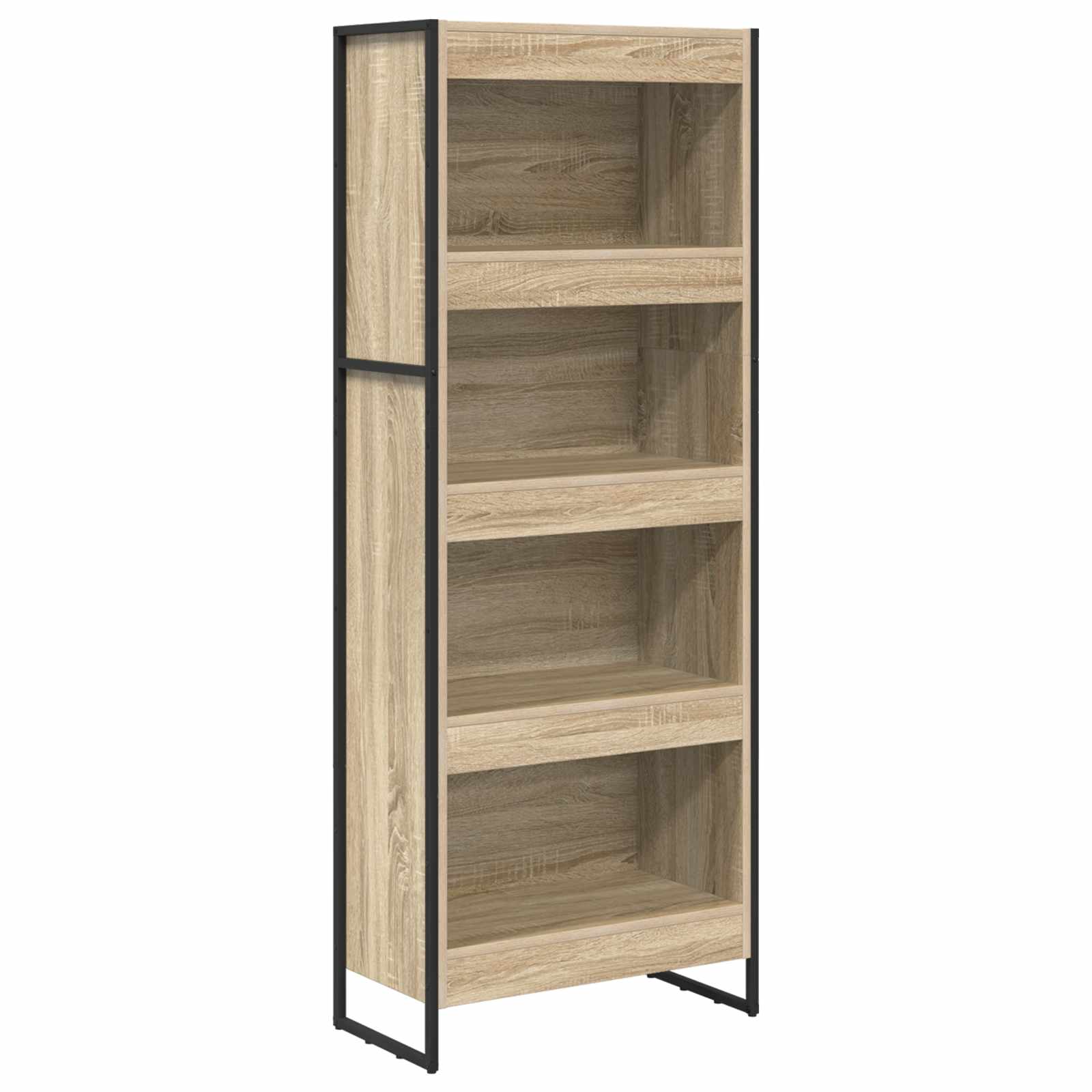 Knihovna 60 X 30 X 155 Cm Kompozitní Dřevo Sonoma
