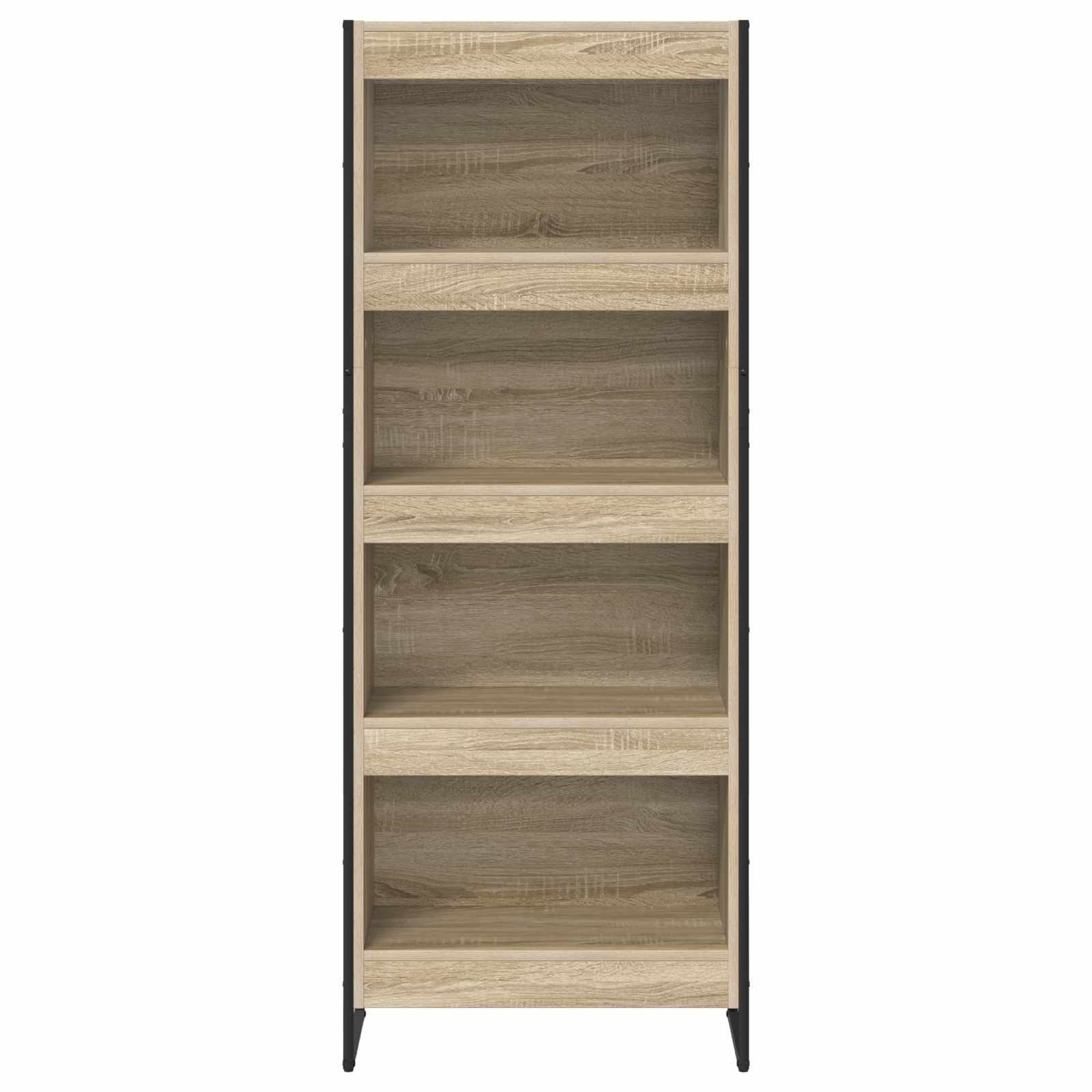 Knihovna 60 X 30 X 155 Cm Kompozitní Dřevo Sonoma