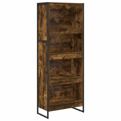 Knihovna 60 X 30 X 155 Cm Kompozitní Dřevo Kouřový Dub