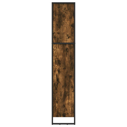 Knihovna 60 X 30 X 155 Cm Kompozitní Dřevo Kouřový Dub