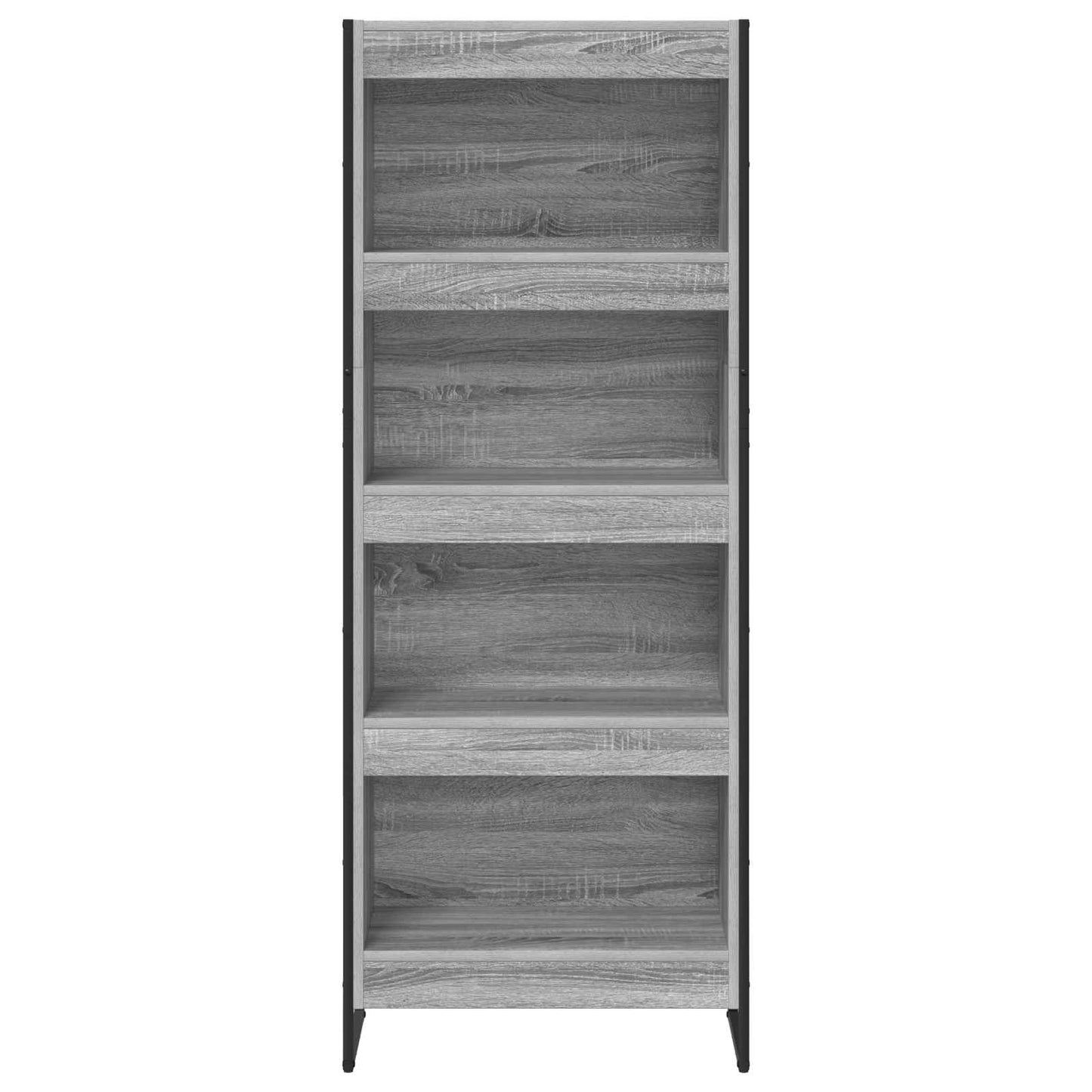 Knihovna 60 X 30 X 155 Cm Kompozitní Dřevo Šedá Sonoma