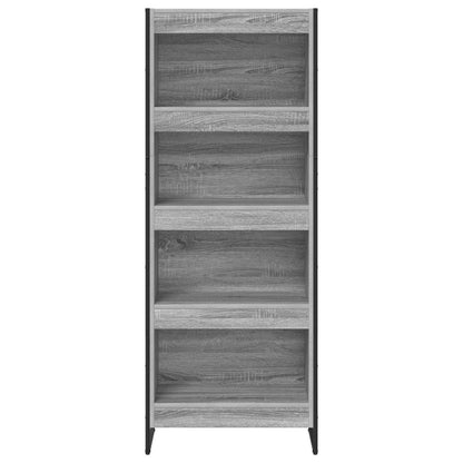 Knihovna 60 X 30 X 155 Cm Kompozitní Dřevo Šedá Sonoma