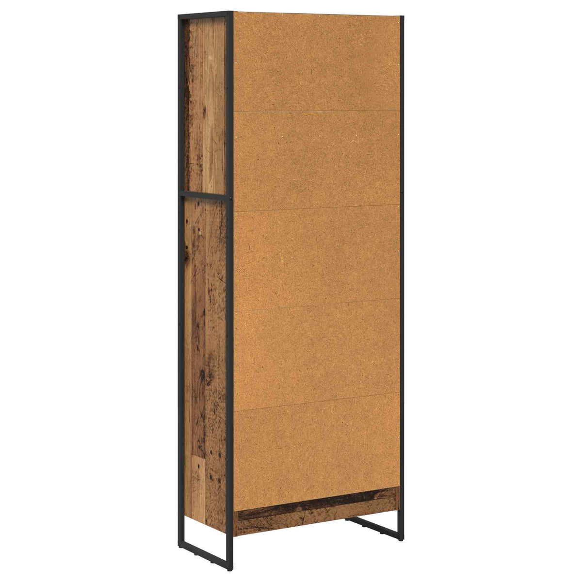 Knihovna 60 X 30 X 155 Cm Kompozitní Dřevo Staré Dřevo