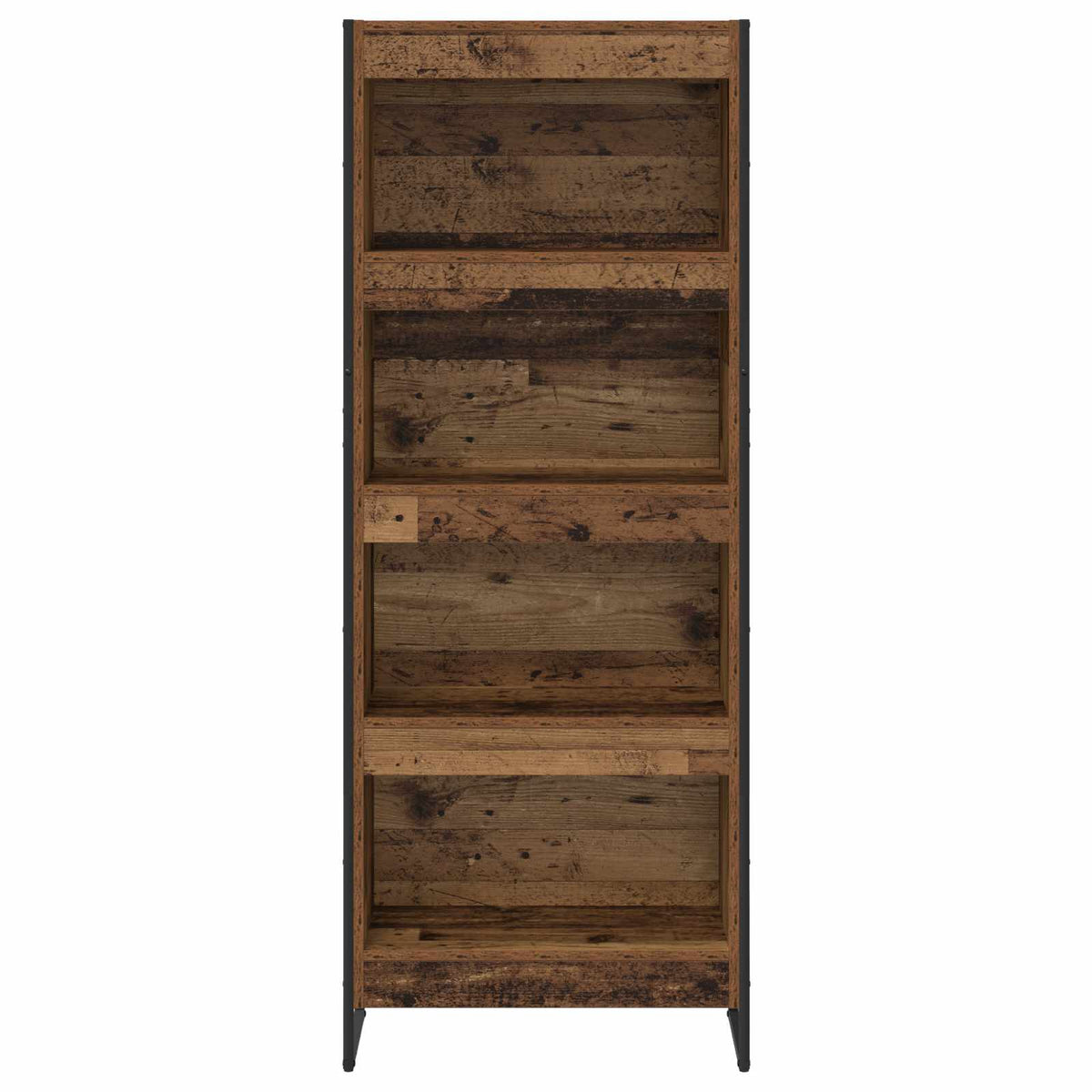 Knihovna 60 X 30 X 155 Cm Kompozitní Dřevo Staré Dřevo