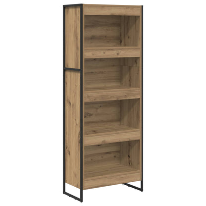 Knihovna 60 X 30 X 155 Cm Kompozitní Dřevo Umělecký Dub