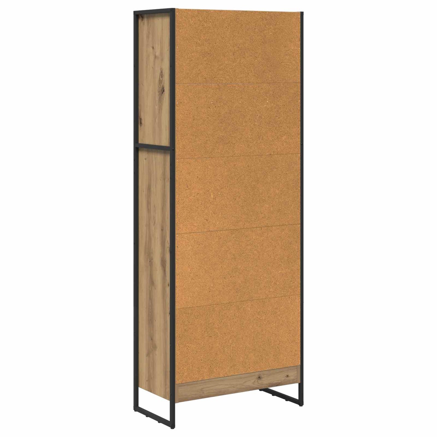 Knihovna 60 X 30 X 155 Cm Kompozitní Dřevo Umělecký Dub
