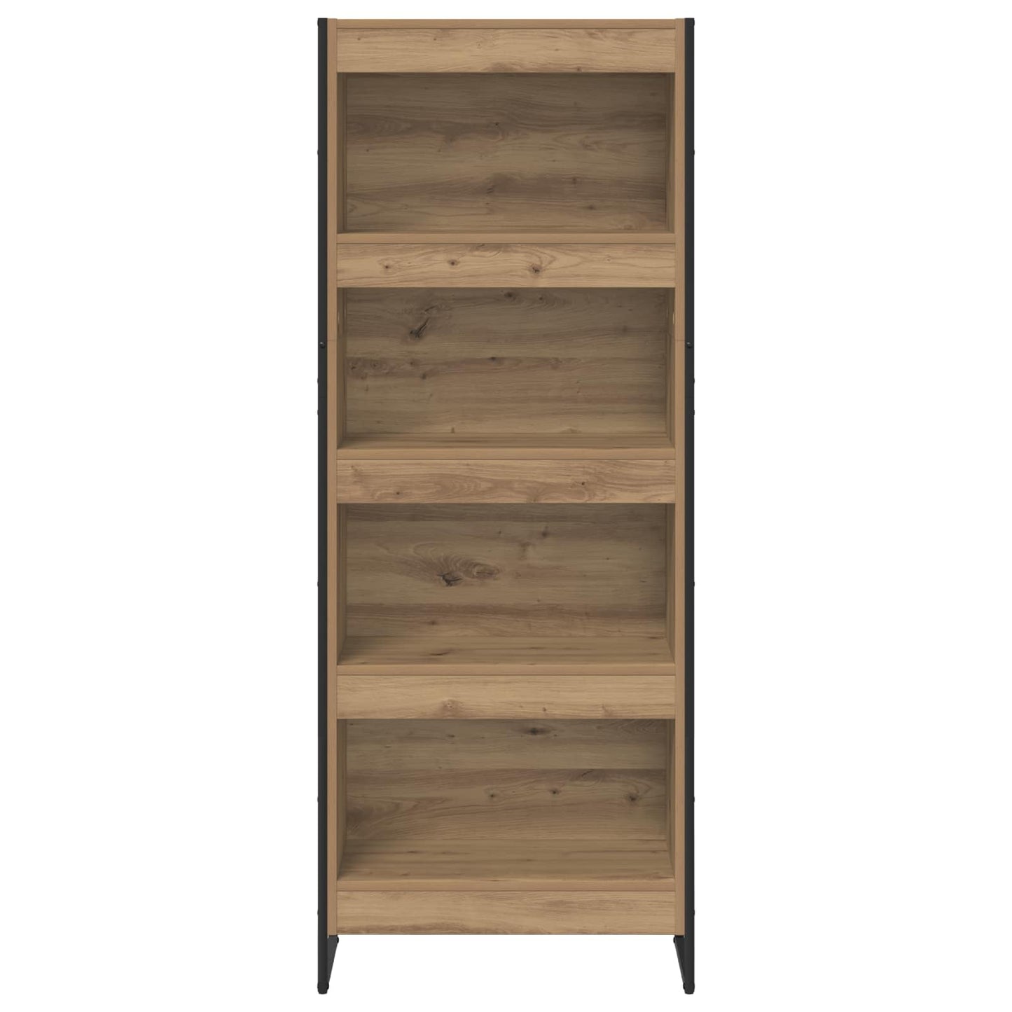 Knihovna 60 X 30 X 155 Cm Kompozitní Dřevo Umělecký Dub