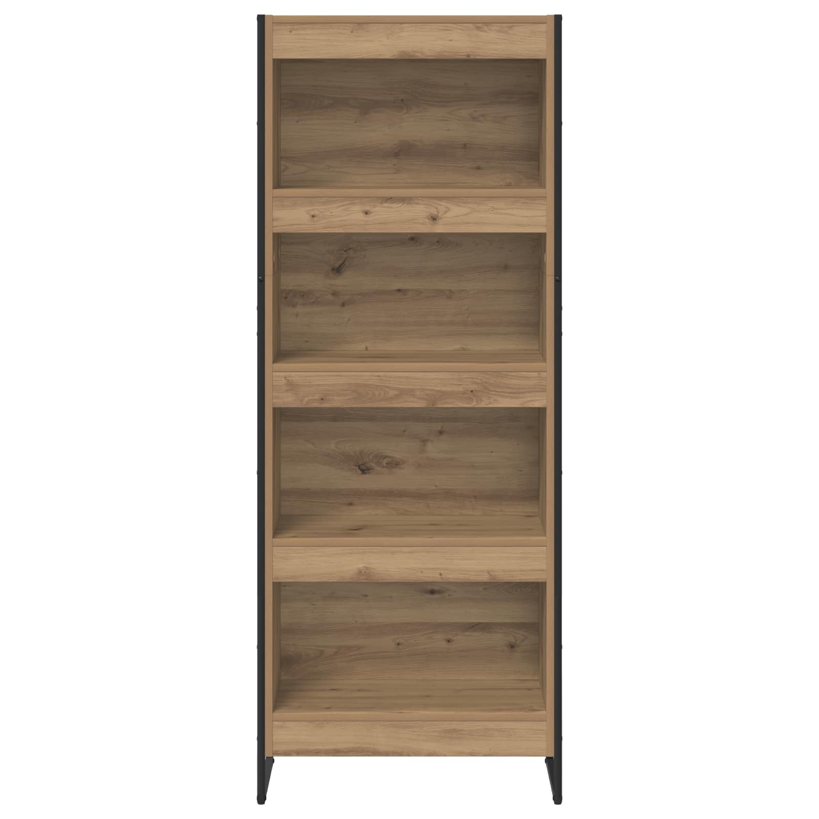 Knihovna 60 X 30 X 155 Cm Kompozitní Dřevo Umělecký Dub