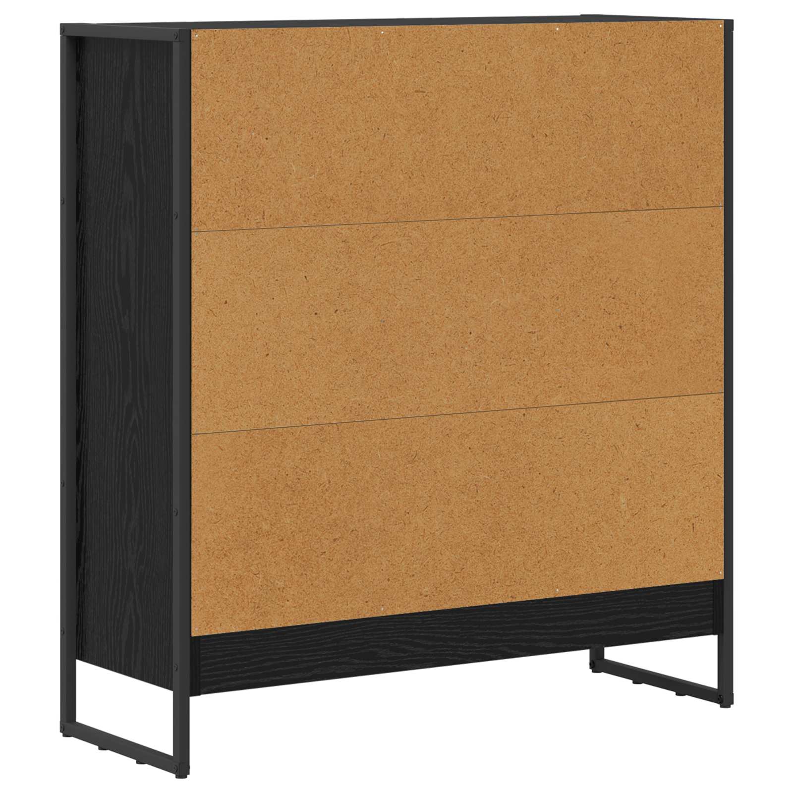 Knihovna 80 X 30 X 86,5 Cm Kompozitní Dřevo Černý Dub