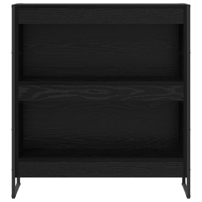 Knihovna 80 X 30 X 86,5 Cm Kompozitní Dřevo Černý Dub