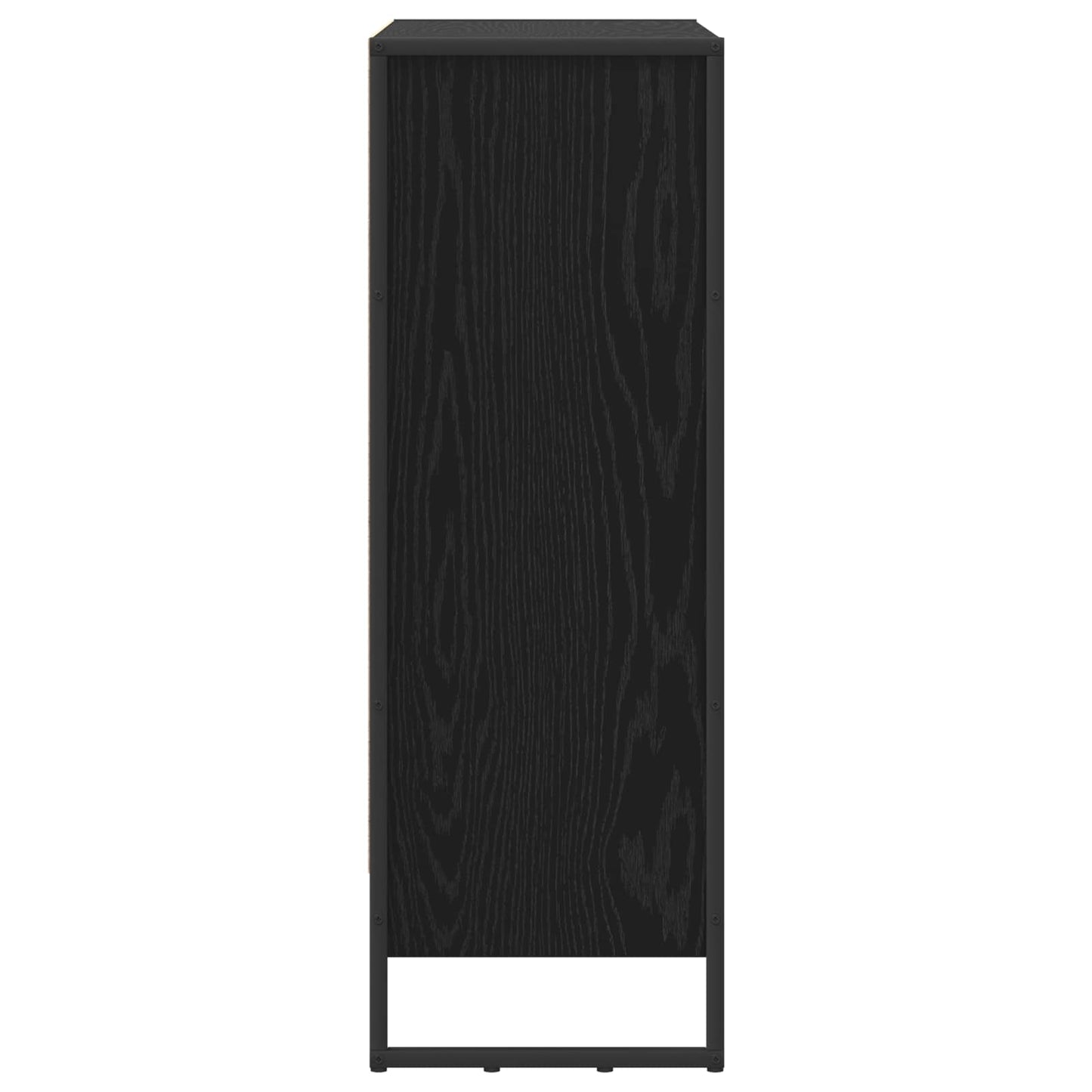Knihovna 80 X 30 X 86,5 Cm Kompozitní Dřevo Černý Dub