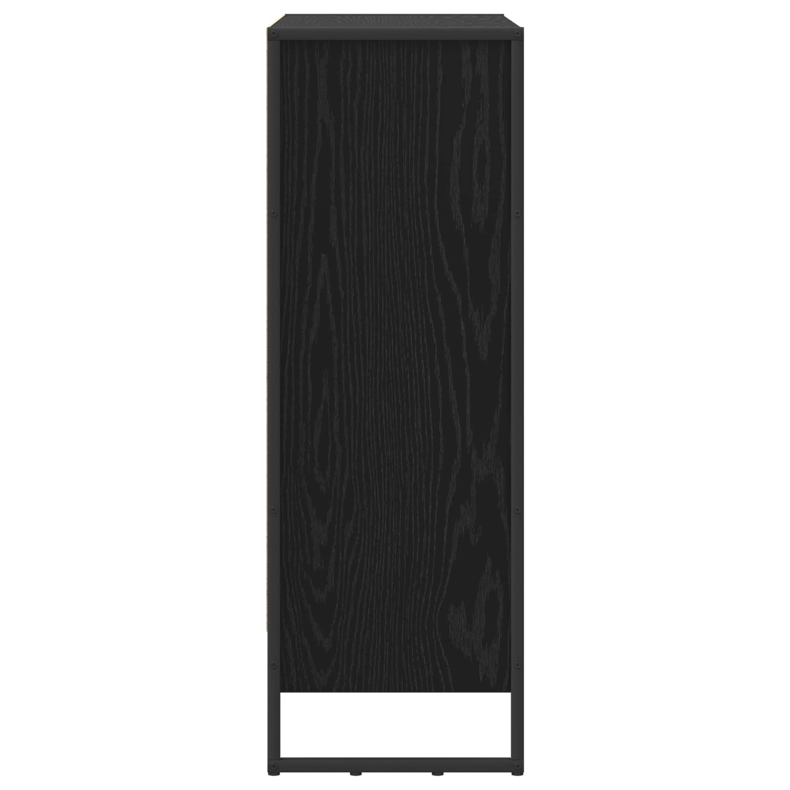 Knihovna 80 X 30 X 86,5 Cm Kompozitní Dřevo Černý Dub