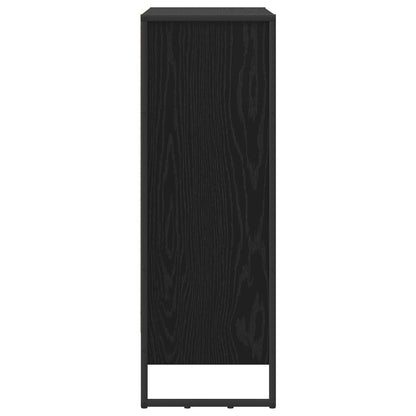 Knihovna 80 X 30 X 86,5 Cm Kompozitní Dřevo Černý Dub