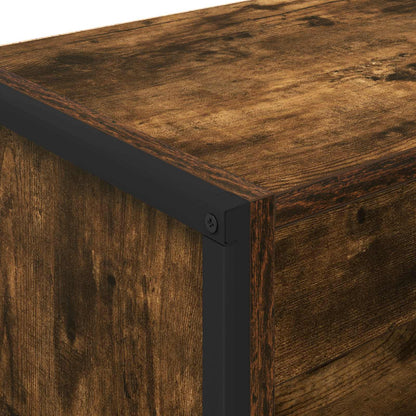 Knihovna 80 X 30 X 86,5 Cm Kompozitní Dřevo Kouřový Dub