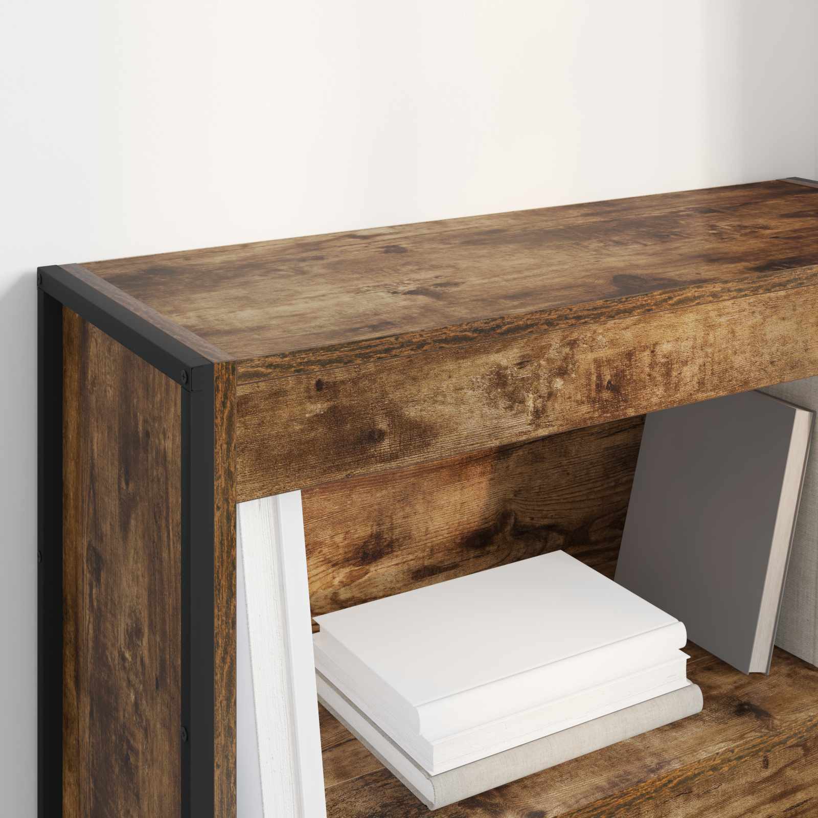 Knihovna 80 X 30 X 86,5 Cm Kompozitní Dřevo Kouřový Dub