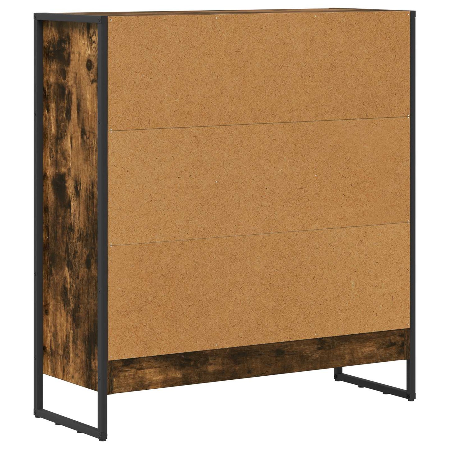 Knihovna 80 X 30 X 86,5 Cm Kompozitní Dřevo Kouřový Dub