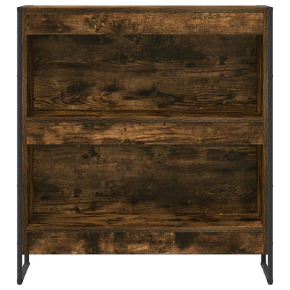 Knihovna 80 X 30 X 86,5 Cm Kompozitní Dřevo Kouřový Dub