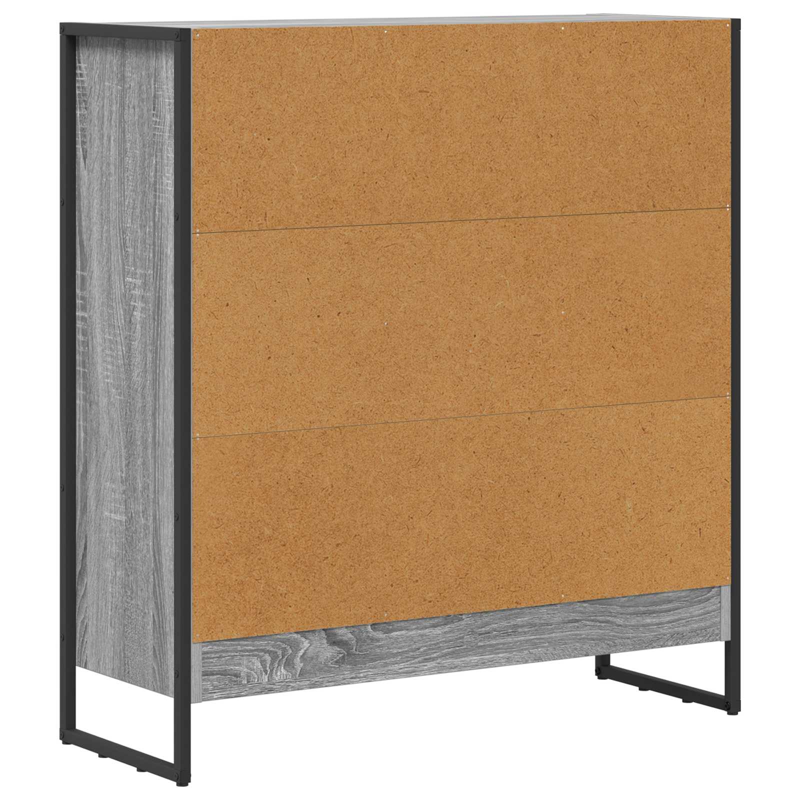 Knihovna 80 X 30 X 86,5 Cm Kompozitní Dřevo Šedá Sonoma