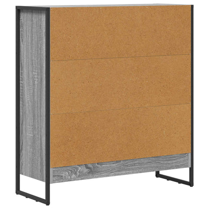 Knihovna 80 X 30 X 86,5 Cm Kompozitní Dřevo Šedá Sonoma