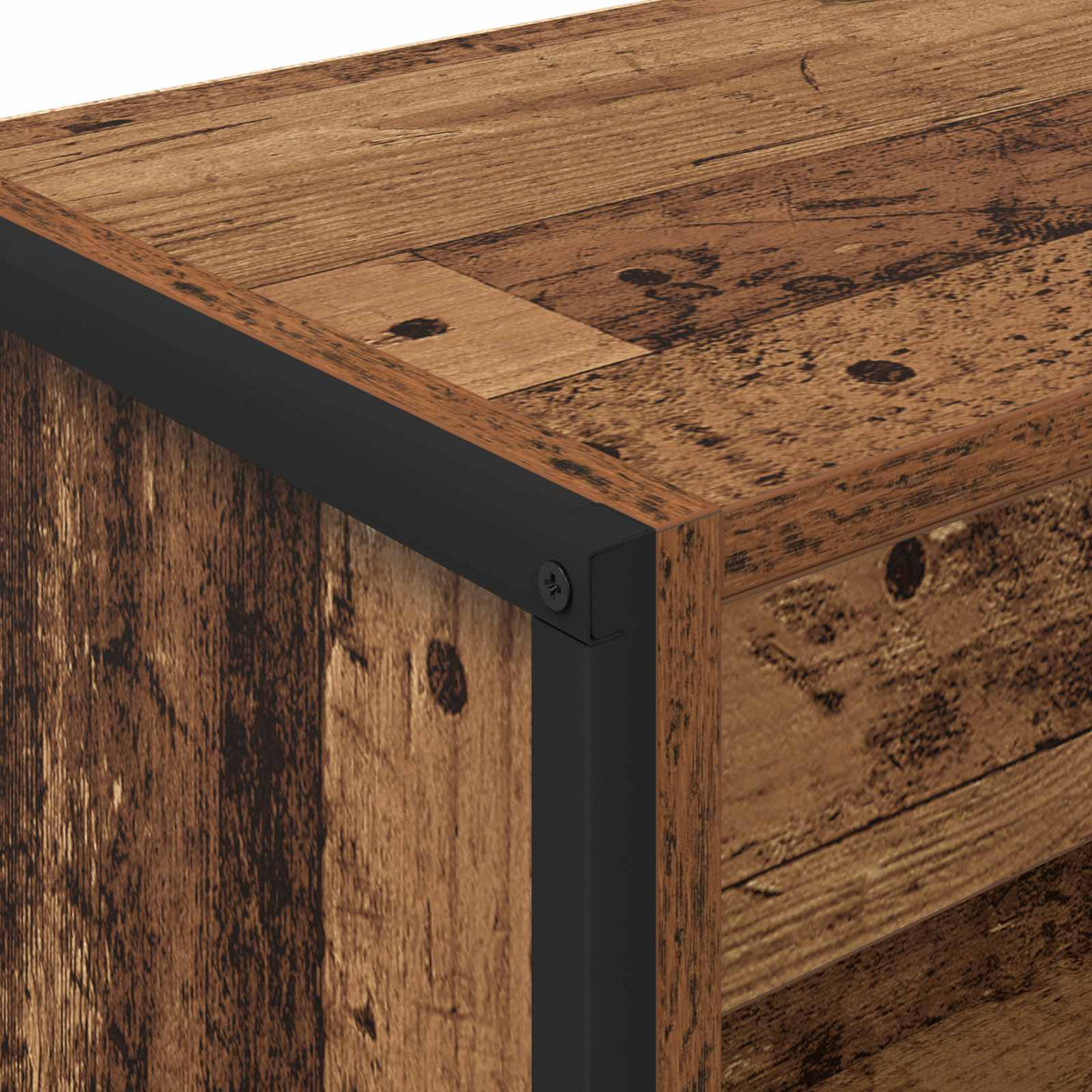 Knihovna 80 X 30 X 86,5 Cm Kompozitní Dřevo Staré Dřevo
