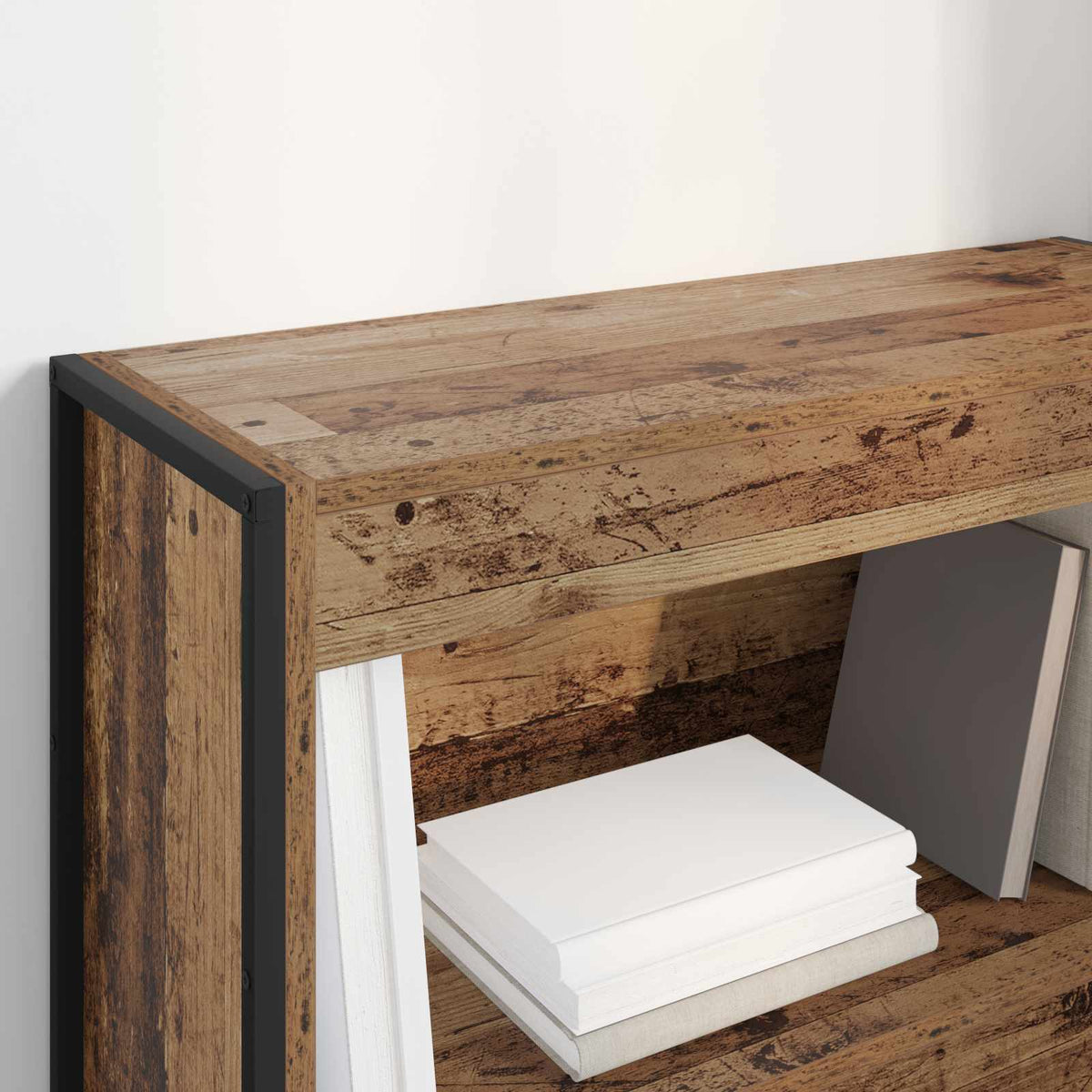 Knihovna 80 X 30 X 86,5 Cm Kompozitní Dřevo Staré Dřevo