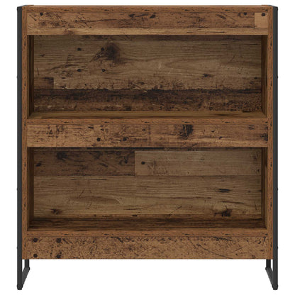 Knihovna 80 X 30 X 86,5 Cm Kompozitní Dřevo Staré Dřevo