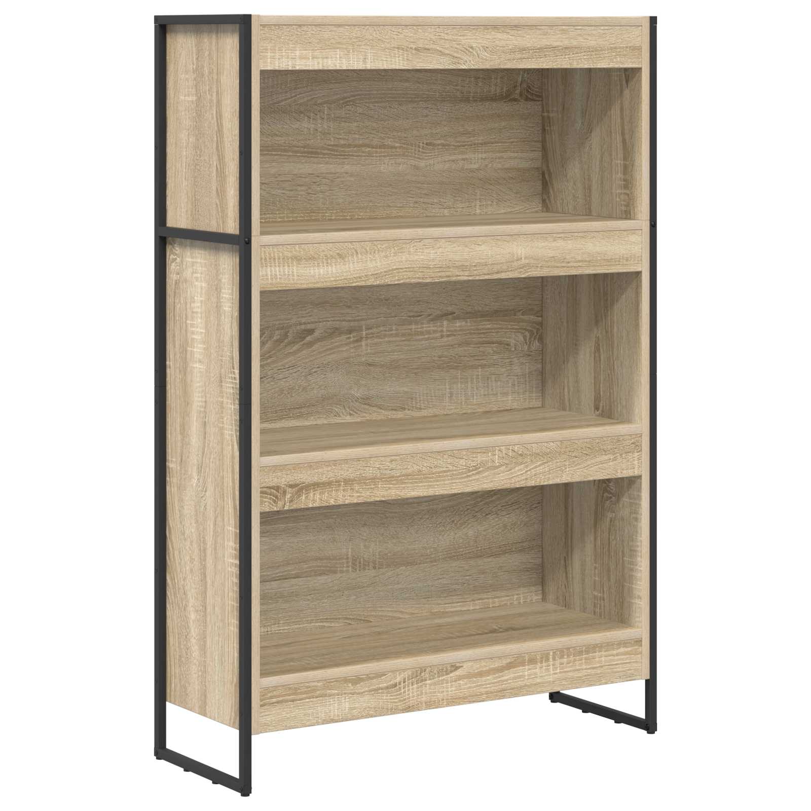 Knihovna 80 X 30 X 121 Cm Kompozitní Dřevo Sonoma