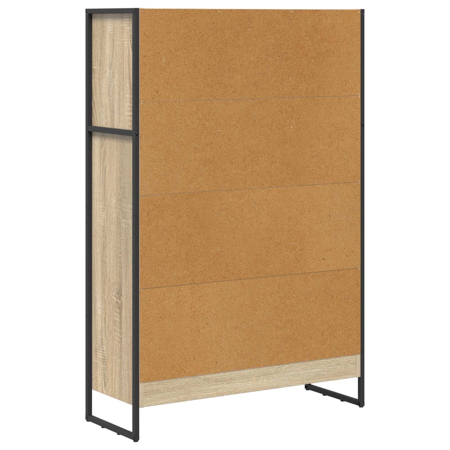 Knihovna 80 X 30 X 121 Cm Kompozitní Dřevo Sonoma