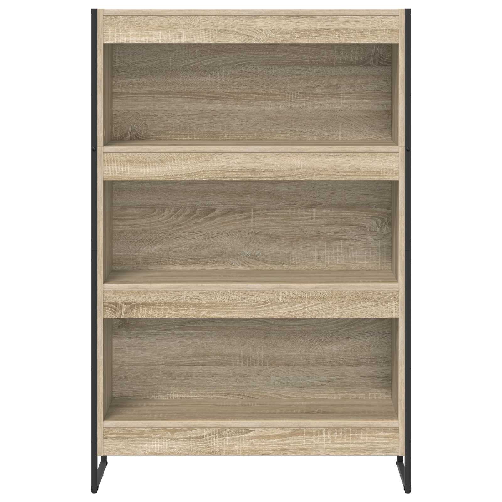 Knihovna 80 X 30 X 121 Cm Kompozitní Dřevo Sonoma