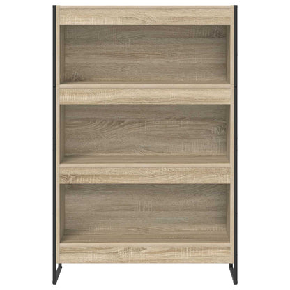 Knihovna 80 X 30 X 121 Cm Kompozitní Dřevo Sonoma
